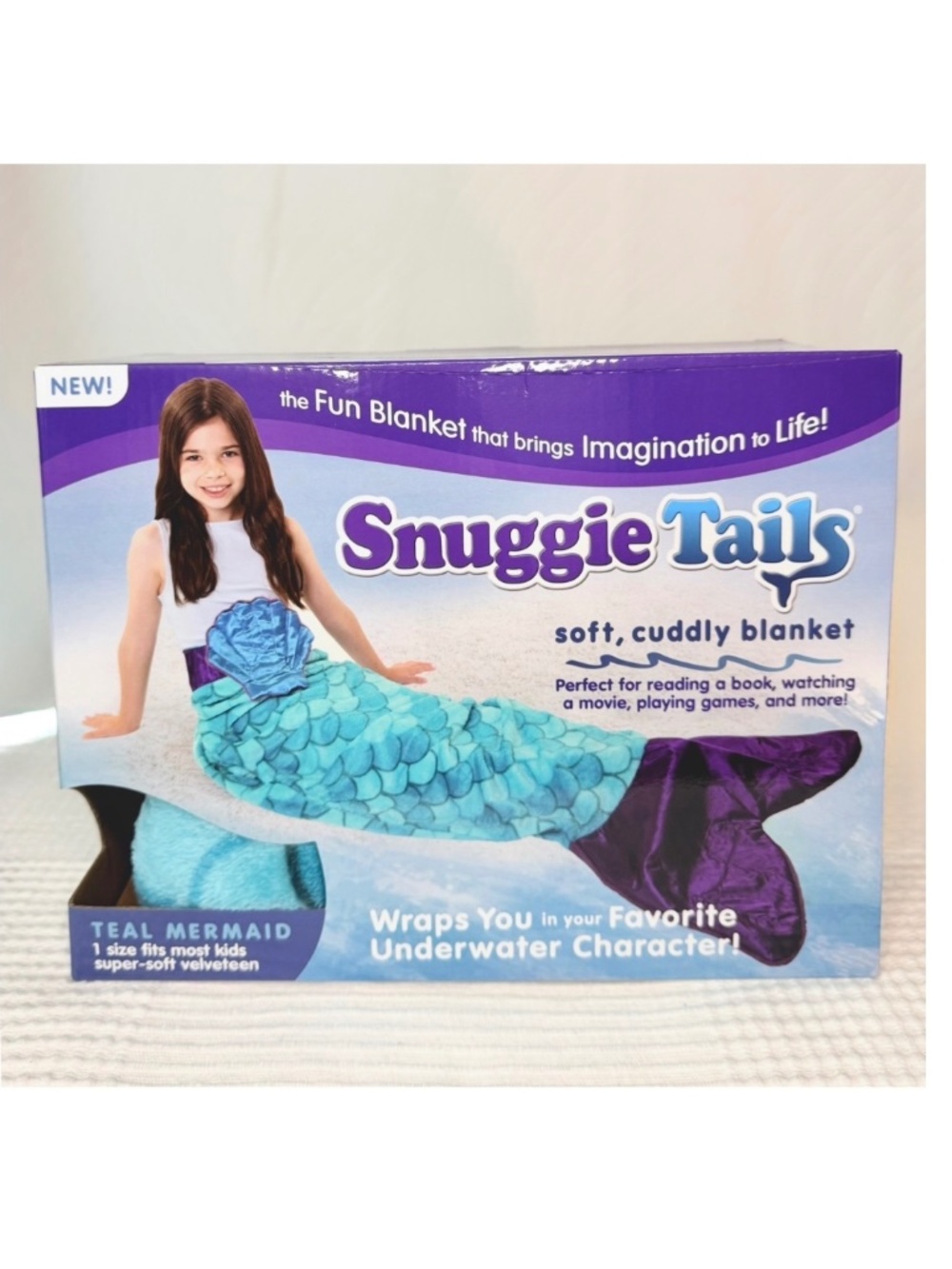 Snuggie Tails, The Original Wearable Blanket with Sleeves
